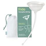 Frida Fertility Conception Aid Cup | Natural Conception Aid Cup for Fertility Support, Aids in Conception for Women, Keep Sperm Close to Cervix, Reusable with Storage Bag, Soft + Flexible Silicone
