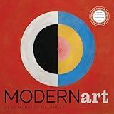 Modern Art Calendar 2025 | 12” x 24” Wall Calendar 12 Month | Marble City Press | Abstract Expressionism | Museum, Fine Art