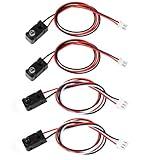 Ransanx 2PCS IR Break Beam Sensor 5MM LEDs Counting Module Split Through-Beam Photoelectric Switch for Apply Relay, K60, PLC, 51 microcontroller, STM32,Cable Length 30cm,Test Distance 1M