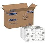 Kimberly-Clark Professional Kleenex C Fold Paper Towels (01500), Absorbent, White, 16 Packs/Case, 150 C-Fold Towels/Pack, 2,400 Towels/Case