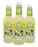 Master of Mixes Margarita Drink Mix, Ready To Use, 1 Liter Bottle (33.8 Fl Oz), Pack of 3