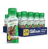 Glucerna Hunger Smart Shake, Diabetic Drink, Blood Sugar Management, 15g Protein, 180 Calories, Classic Chocolate, 10-fl-oz Bottle, 24 Count