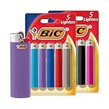 BIC Maxi Pocket Lighters, Dependable and Long-Lasting, Assorted Colors, 10-Pack (Colors May Vary)