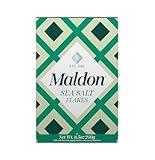 Maldon Salt, Sea Salt Flakes, 8.5 oz (240 g), Kosher, Natural, Handcrafted, Gourmet, Pyramid Crystals (Packaging May vary)