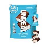 UNREAL Dark Chocolate Coconut Bars (Value Size Bag) | Vegan, 3g Sugar, & 3 Simple Ingredients | Non-GMO, Gluten Free, & Fair Trade | 9.5oz