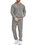 COOFANDY Men's Jogging Suits 2 Piece Sweat Suits Set Lightweight Lounge Outfits