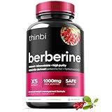 Berberine Supplement 1000mg Potent Botanical Capsules for Weight Management with Bitter Melon and Banaba Leaf - HCl from Barberry Extract- 30 Servings