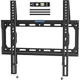 MOUNTUP TV Wall Mount Fixed for Most 26-60 Inch TVs, Low Profile and Spacing Saving Design Flat to Wall, Ultra Slim Wall Mount up to VESA 400x400mm and 99LBS, Fits 12"/16" Studs, TV Bracket MU0077-F