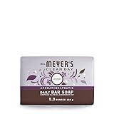 MRS. MEYER'S CLEAN DAY Bar Soap, Use as Body Wash or Hand Soap, Made with Essential Oils, Lavender, 5.3 oz, 1 Bar