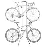 Delta Cycle Michelangelo 2 Bike Storage Rack - Gravity Fully Adjustable Bike Rack Garage For Road, MTB, and Hybrid Bicycles - Vertical Bike Rack Holds Up To 80 lbs