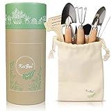 Indoor Garden Tools for Gardening - KiiZYS 12-Piece Small Garden Tools Set - Indoor Gardening Gifts for Women - Mini Gardening Hand Tools Indoor Plant Tools