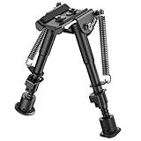 CVLIFE Bipod 6-9 Inch Lightweight Rifle Bipod for M-Rail Attach Directly for Hunting and Shooting (Aluminum)