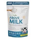 Essenzefruits Plant Based Milk & Creamer Instant Powder Mix, 8 oz (226 g) | Non-GMO - French Vanilla - Vegan Milk - 100% Nutritional Match to Cow's Milk - Natural and Delicious Above Milk.