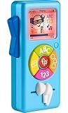 Fisher-Price Baby Learning Toy Laugh & Learn Puppy’s Music Player with Lights & Fine Motor Activities for Infants Ages 6+ Months, Blue