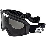 Birdz Eyewear Pelican Fitover Padded ATV Motorcycle Riding Over The Glasses (OTG) Goggles Black
