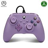 PowerA Nano Enhanced Wired Controller for Xbox Series X|S - Lilac, portable, compact, gamepad, video game, gaming controller, works with Xbox One and Windows 10/11