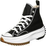 Converse Run Star Hike Hi Sneakers, Black/White/Gum, 5.5 US Women/4 US Men