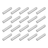 uxcell 120Pcs M1.5 x 8mm 304 Stainless Steel Dowel Pin, Cylindrical Shelf Support Peg Pin Parallel Pin Fastener for Mechanical Manufacturing, Industry, Furniture Installation, Silver