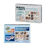 Toysmith STEM Rock & Mineral Science Kit for Kids – 30 Geology Specimens with Magnifying Viewer, Identification Guide & Testing Tools – Educational Toy for Young Geologists, Ages 8+