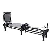 AeroPilates Reformer Home Workout Equipment, Pilates Machine w/Resistance, Gray