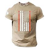 4th of July Shirt for Men American Flag Patriotic Tshirt USA Memorial Day Shirt Red White Blue Athletic Graphic Tee Festive Outfit 4 De Julio Ropa para Hombre Prime Try Before You Buy