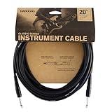 D'Addario Accessories Cable, Black, 20 feet (PW-CGT-20)