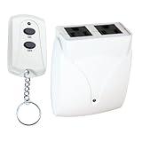 Prime Wire & Cable TNRC21 1 PK 2-Outlet Wall Tap with Remote, White