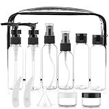 Cosywell Travel Size Bottles for Toiletries 13 Pack 2oz TSA Approved Toiletry Bottles Leak Proof Travel Kit for Women Men TSA Clear Toiletry Bag Shampoo Lotion Skincare Cosmetic Container