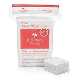 Intrinsics Petite Silken Wipes - 2"x2", 4-ply Blend of Soft Fibers, 2 pack bundle