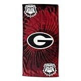 Northwest NCAA Georgia Bulldogs Unisex-Adult Beach Towel, 30" x 60", Psychedelic