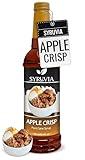 Syruvia Apple Crisp Coffee Syrup - 25.4 fl oz Premium Coffee Flavoring Syrup - Kosher Coffee Syrups, Gluten Free, No Coloring, Perfect for Drinks, Soda, Shakes, Desserts, and More.