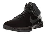 Nike Air Visi Pro VI Nubuck Mens Basketball shoes, Black/Anthracite, Size 9.5