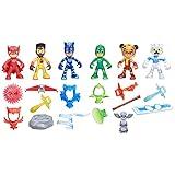 PJ Masks Power Heroes Meet The Power Heroes Figure Set with 6 Figures and 14 Accessories, Preschool Toys for Kids 3 Years and Up
