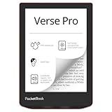 PocketBook Verse Pro E-Reader Waterproof | Eye-Friendly 6'' E-Ink Carta™ HD Touchscreen | Audio-Book & E-Book Reader | Text-to-Speech Function | SMARTlight | 16GB | WiFi & Bluetooth | Red