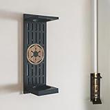 Galactic Empire Lightsaber Stand Display, Wall Mounted Lightsaber Display Stand for Lightsaber Display, Gift for SW Lightsaber Owners, Lightsaber Display Stand with Galactic Empire Logo (02)