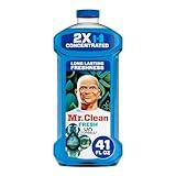 Mr. Clean All Purpose Cleaner, Floor Cleaner for Mopping Home, Bathroom, & Kitchen, Cleaning Liquid for Mop & Bucket, Cleaning Supplies, Multi-Surface Dilutable, Unstopables, 41oz