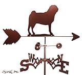 SWEN Products Pug Dog Weathervane