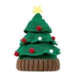 Zando 2024 Funny Christmas Tree Hats Holiday Santa Hat Festive Party Dress Up Winter Party Christmas Gifts for Women Men Green Christmas Tree Hats Pom Poms Ugly Christmas Green-Brown Hat Brim One Size