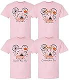 Custom Halloween 2025 Family Trip Shirts, Matching Vacation Tees, Mickey Minnie Halloween T-Shirts, Halloween Trip Tees, Unisex Pink XXLarge