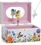 ABI + OLIE Kids Musical Fairy Jewelry Box for Girls - Fairy Toys - A Music Box for Girls
