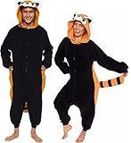 Funziez! Adult Onesie Halloween Costume - Animal and Sea Creature - Plush One Piece Cosplay Suit for Adults, Men and Women