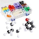 YCHOULEK Molecular Model Kit, 240 Pcs Organic Molecular Chemistry Set, Atom Element Model Kit for Lessons in Chemistry, Molecular Structures Building kit, Ochem Science Gift for Teachers and Students