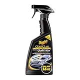 Meguiar's G7716 Gold Class Carnauba Quik Wax, Special Blend for Richness and Shine, Clear Coat Safe Meguiar's Quik Wax, Spray that Leaves Lasting Results without Residue, 16 Oz Containe