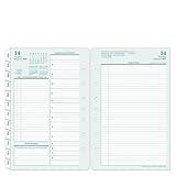 FranklinCovey - Original Two Page Per Day Ring-Bound Planner (Classic, Jan 2025 - Dec 2025)