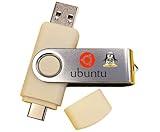 Linux Ubuntu OS for Desktops and Servers - Bootable Live Install USB Flash Thumb Drive - Great for Everyday Tasks and Professional Web Development