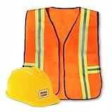 Funny Party Hats Construction Worker Costume Kids - Construction Dress Up - Construction Hat and Kids Construction Vest