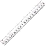 Westcott 15571 Clear Data Processing Magnifying Ruler, 12 Inch