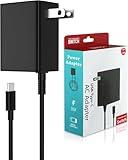Fast Charger Compatible with Nintendo Switch,USB C Type C Power Adapter Compatible with Nintendo Switch Lite OLED Dock,15V/2.6A Supports TV Mode,Portable Travel Charger with 5.5FT Cable