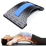 MINOLL Back Stretcher for Lower Back Pain Relief, 3 Level Adjustable Lumbar Back Cracker Board, Back Cracking Device, Back Massager for Scoliosis, Spine Decompression