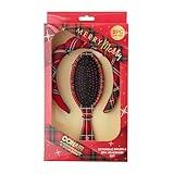Conair Spa Tartan Headband & Detangle Cushion Brush 2pk Set - spa headband for washing face - Bubble headband - Makeup headband - GRWM headband - gifts for teen girls - stocking stuffers
